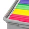 IRIS USA, Plastic Storage Bins/File Boxes, Legal/Letter Size 18" L x 14.18 W x 10.87 H Gray Set of 3